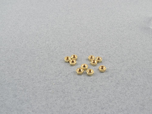 Brass Nut M3 (pk10)