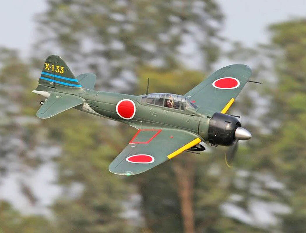 FMS 1400MM A6M3 ZERO PNP GREEN FMS033PGN
