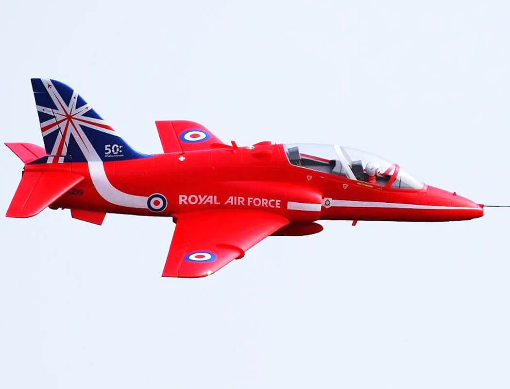 FMS 80MM EDF BAE Hawk Red Arrow PNP FMS099P