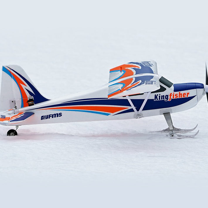 FMS 1400MM KINGFISHER PNP WITH WHEELS,FLOATS,SKIS AND FLAPS FMS103PF-REFV3