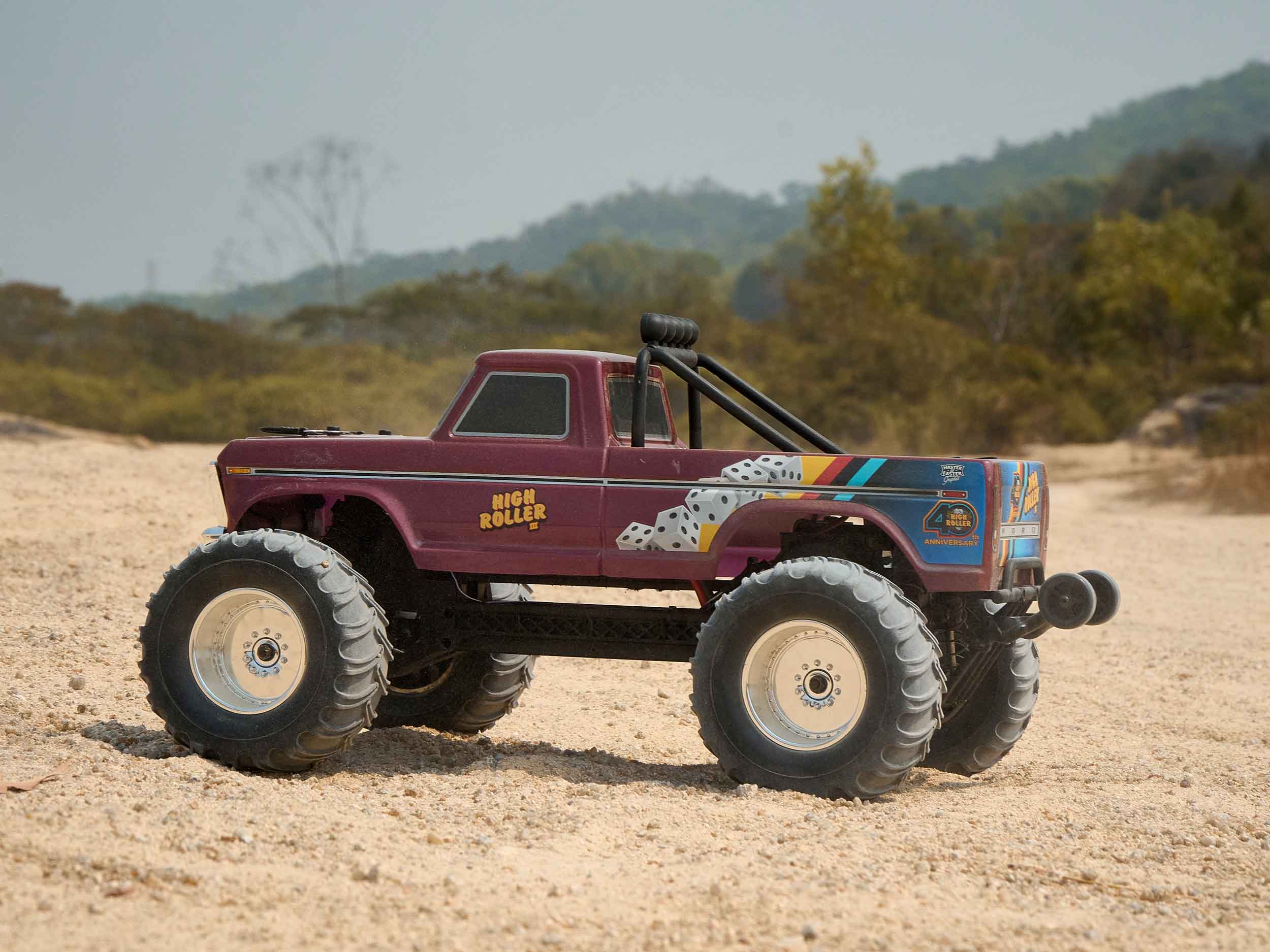 FMS 1:10 Ford F100 RS 2wd Stadium Truck – High Roller FMS11023RTRHR