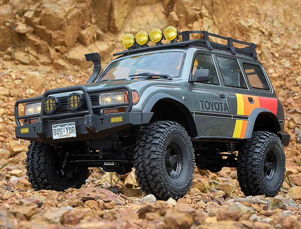 FMS FCX10 1:10 LAND CRUISER LC80 RS GREY STANDARD