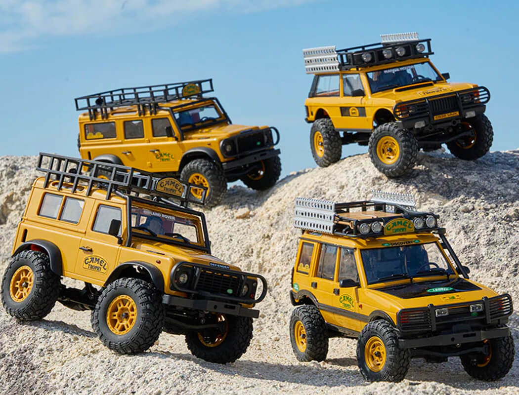 FMS 1/24th Land Rover Discovery First Gen Ready to Run - Yellow FMS12483RTRYL
