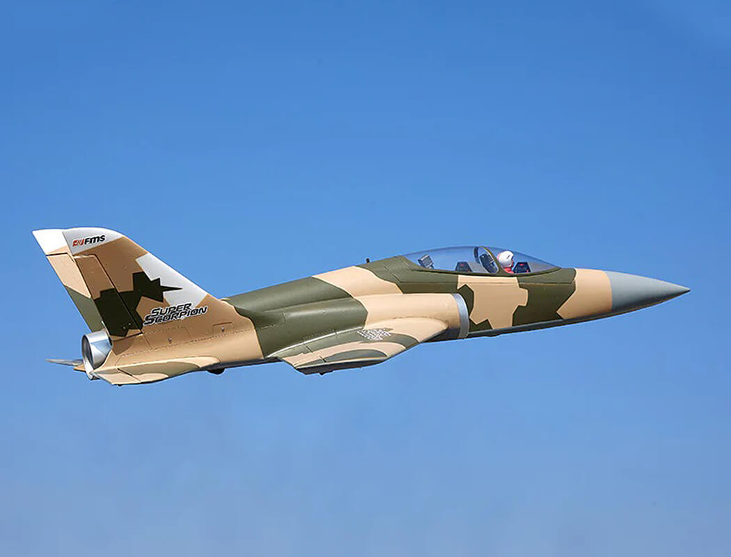FMS 90MM EDF SUPER SCORPION PNP V2 8S JET - CAMO FMS145PCM8S