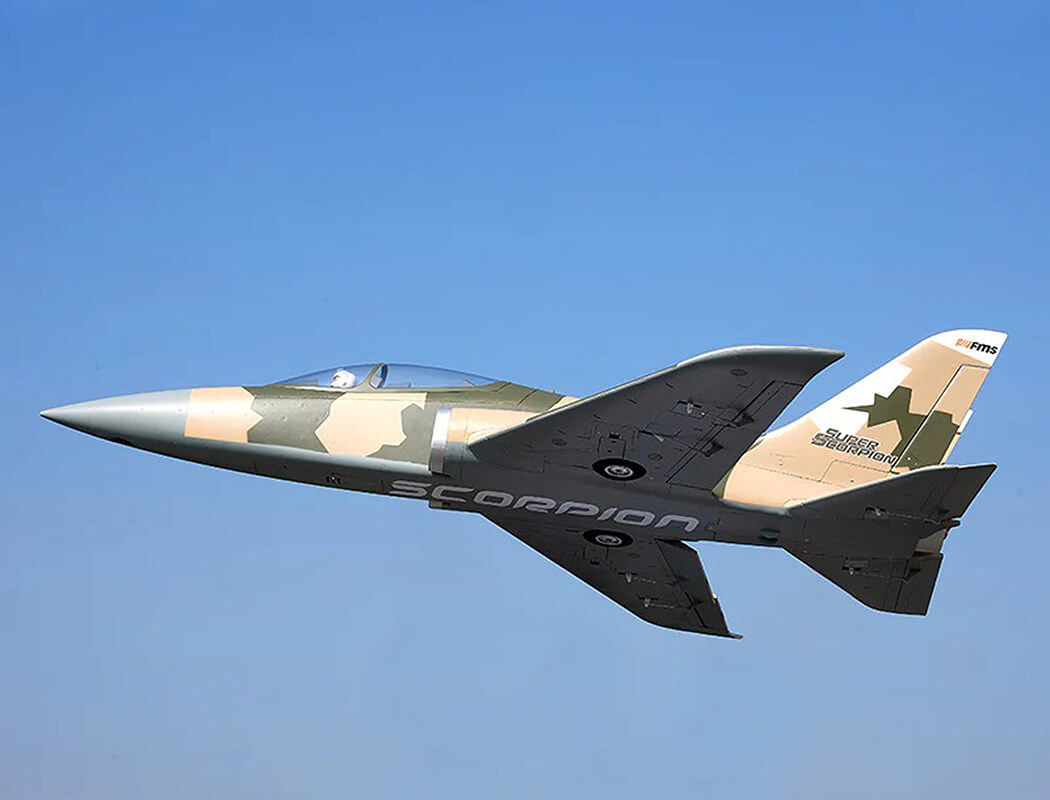 FMS 90MM EDF SUPER SCORPION PNP V2 8S JET - CAMO FMS145PCM8S