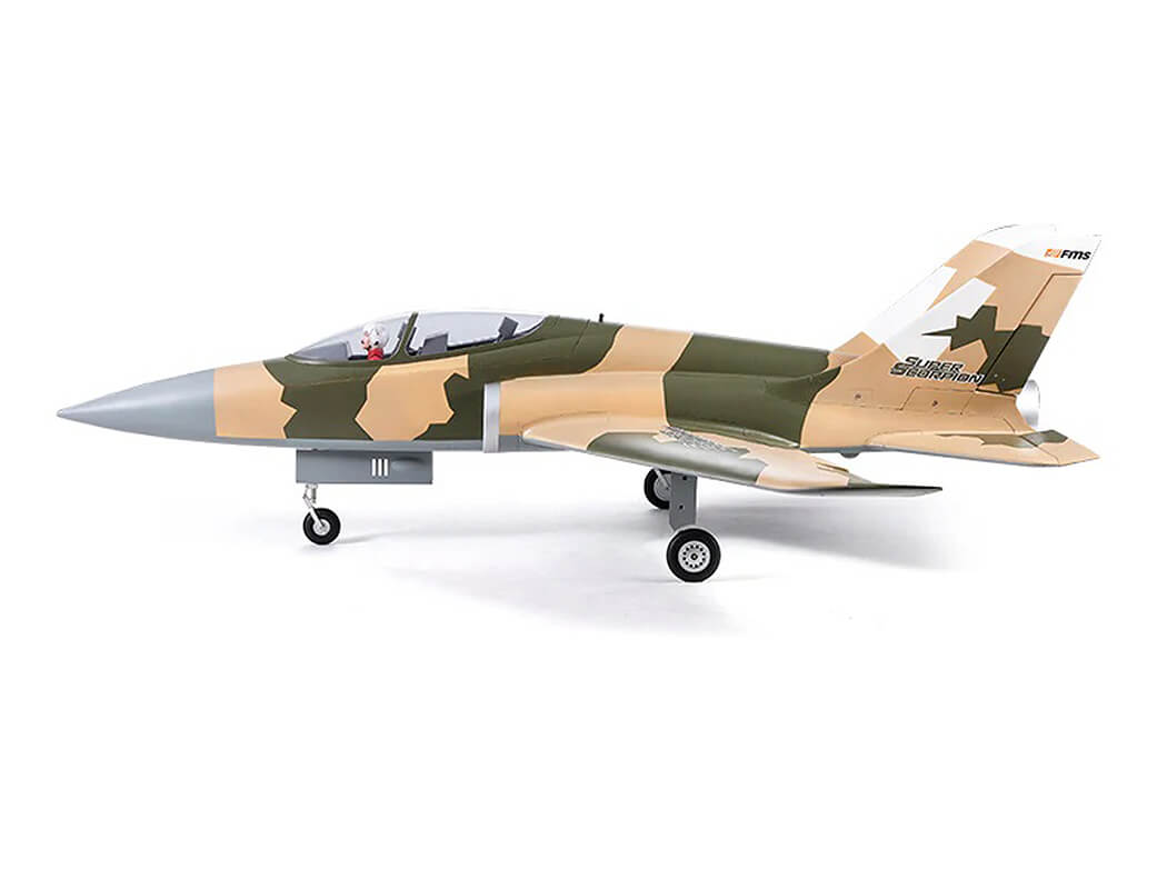 FMS 90MM EDF SUPER SCORPION PNP V2 8S JET - CAMO FMS145PCM8S