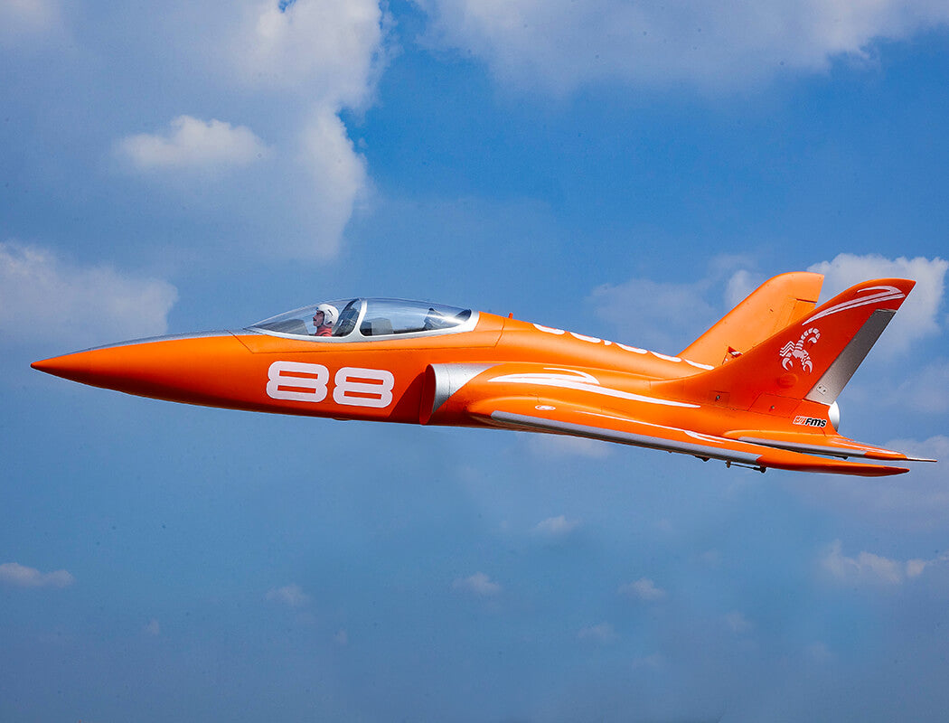 FMS 90MM EDF SUPER SCORPION PNP V2 8S JET - ORANGE FMS145POR8S