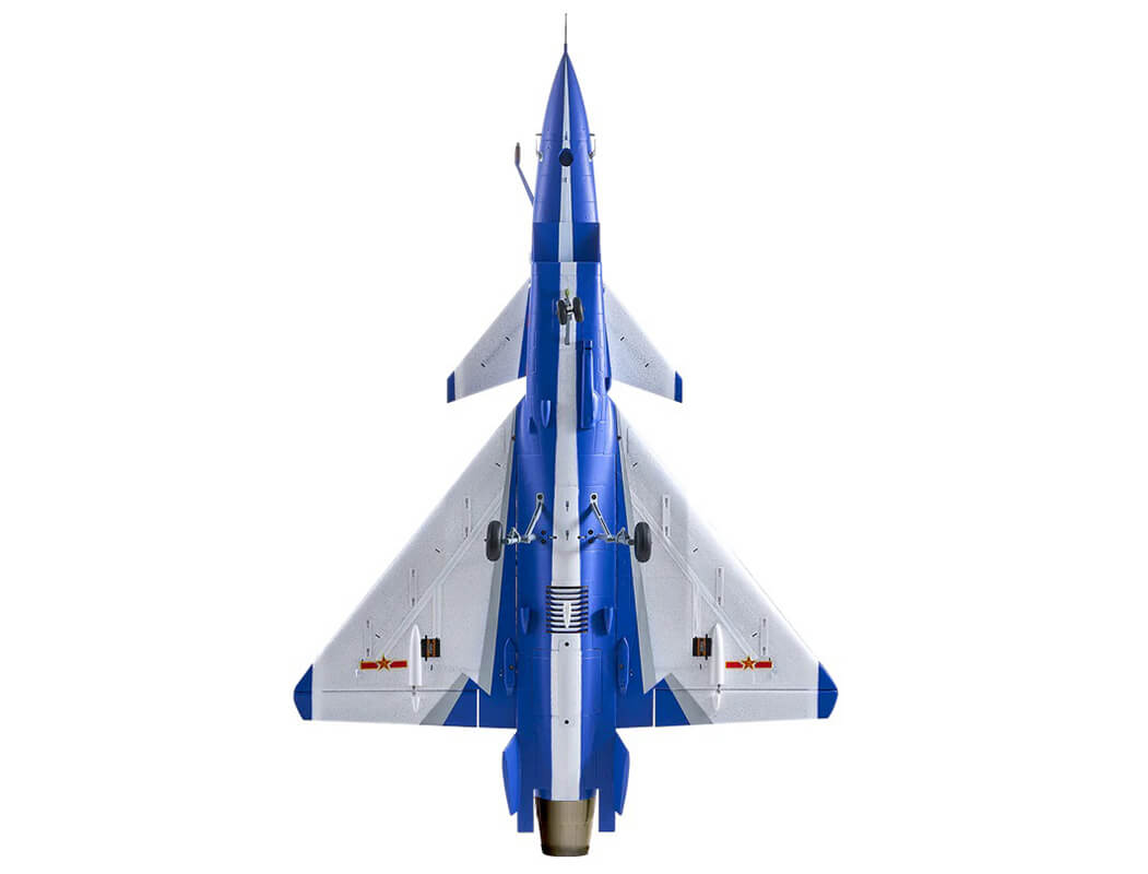 FMS 64mm EDF J-10 WITH REFLEX V3 BLUE FMS149PBU-REFV3