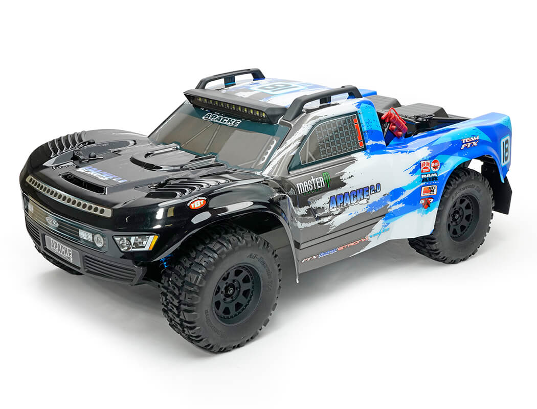 FTX Apache 2.0 1/10 Brushless Trophy Truck RTR - Blue FTX5498V2B