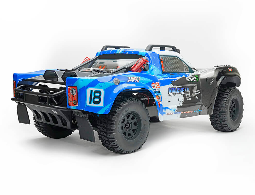 FTX Apache 2.0 1/10 Brushless Trophy Truck RTR - Blue FTX5498V2B
