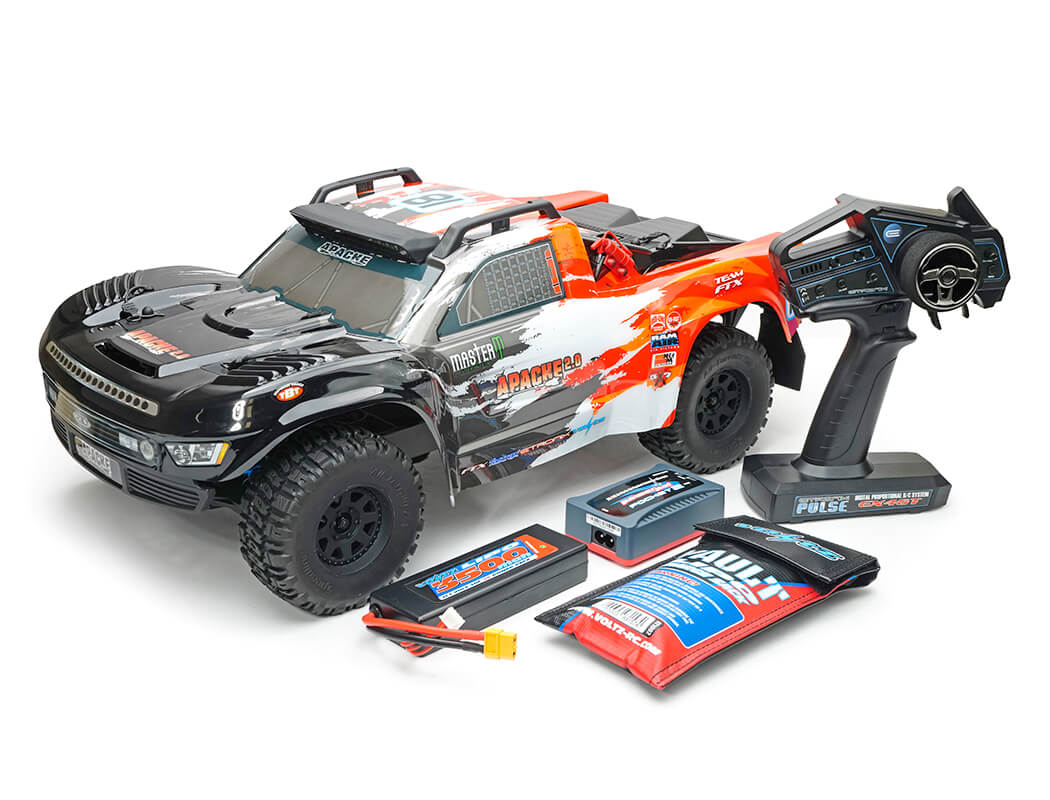 FTX Apache 2.0 1/10 Brushless Trophy Truck RTR - Red FTX5498V2R