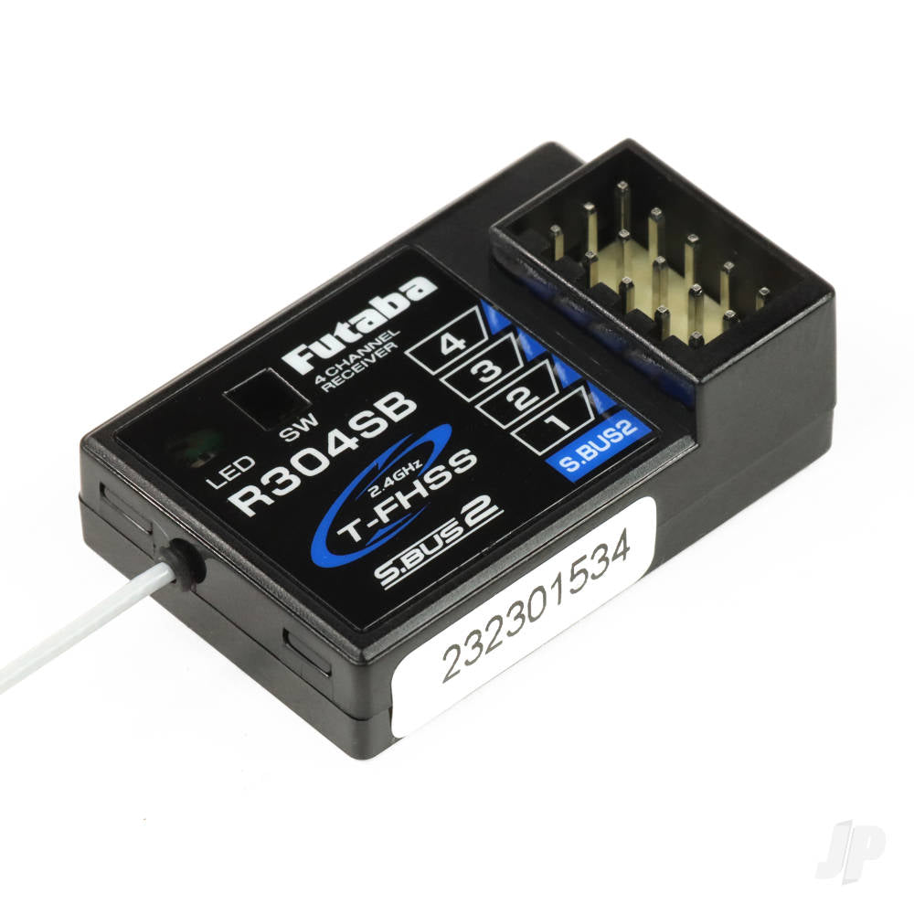 Futaba R304SB 4-Channel (PWM) Surface Receiver with S.BUS for Telemetry T- - FUT05102588-3 Main