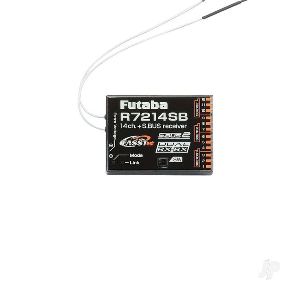 Futaba R7214SB 14-Channel (PWM) Air Receiver (26-Channel S.BUS) FASSTest FUT05102736-3