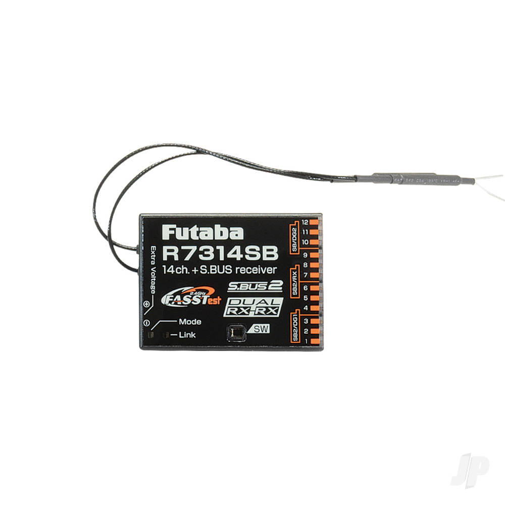 Futaba R7314SB 14-Channel (PWM) Air Receiver (26-Channel S.BUS) FASSTest - - FUT05102737-3 3