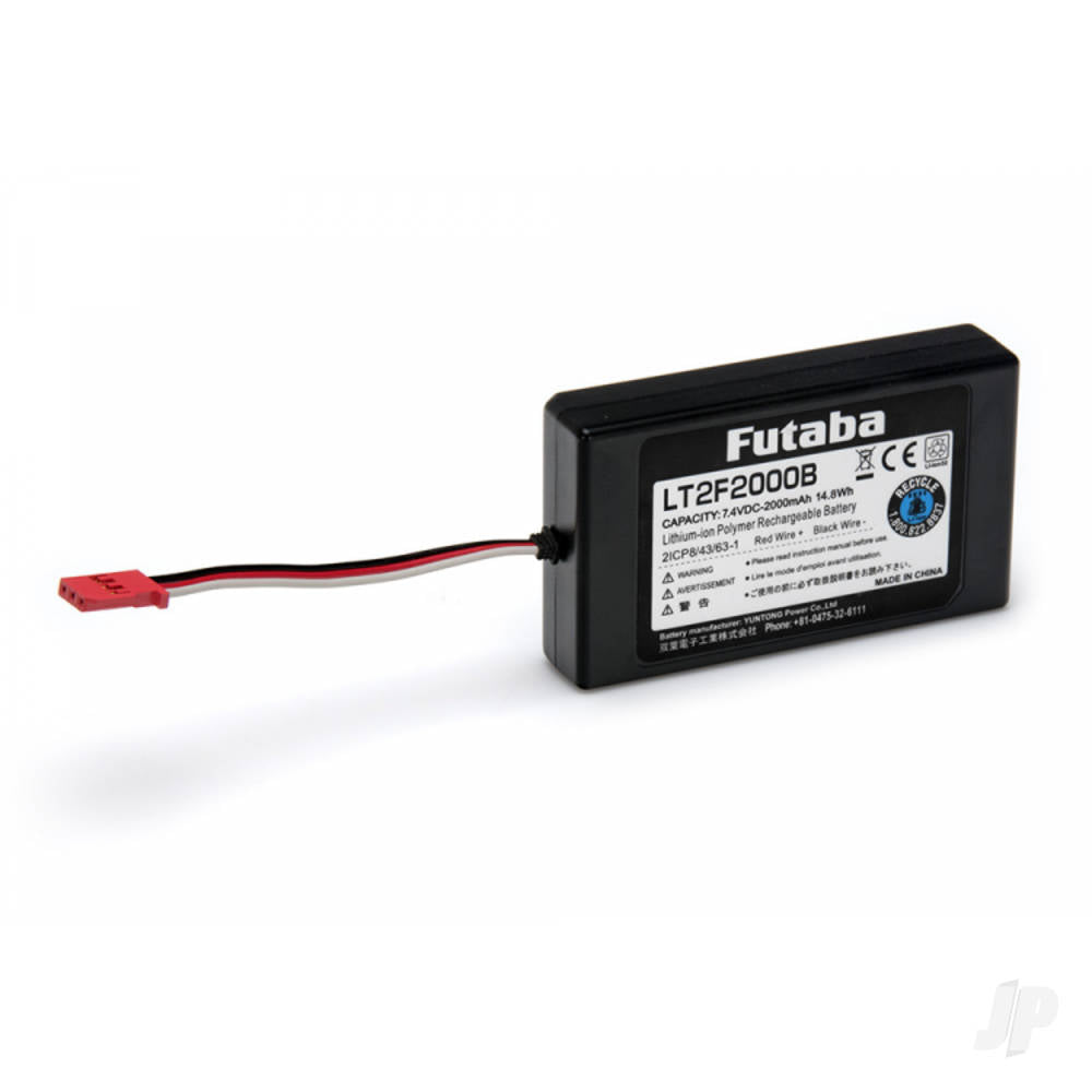 Futaba LT2F2000B 7.4V 2000mAh LiPo Transmitter Battery for T16IZ Tx FUTEBA0151 2