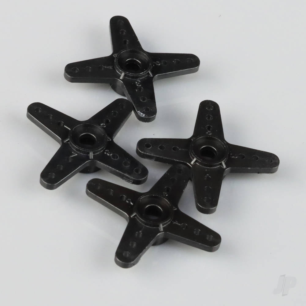 Futaba Plastic Servo Horn F (Small Cross - 4pcs) FUTEBS0144