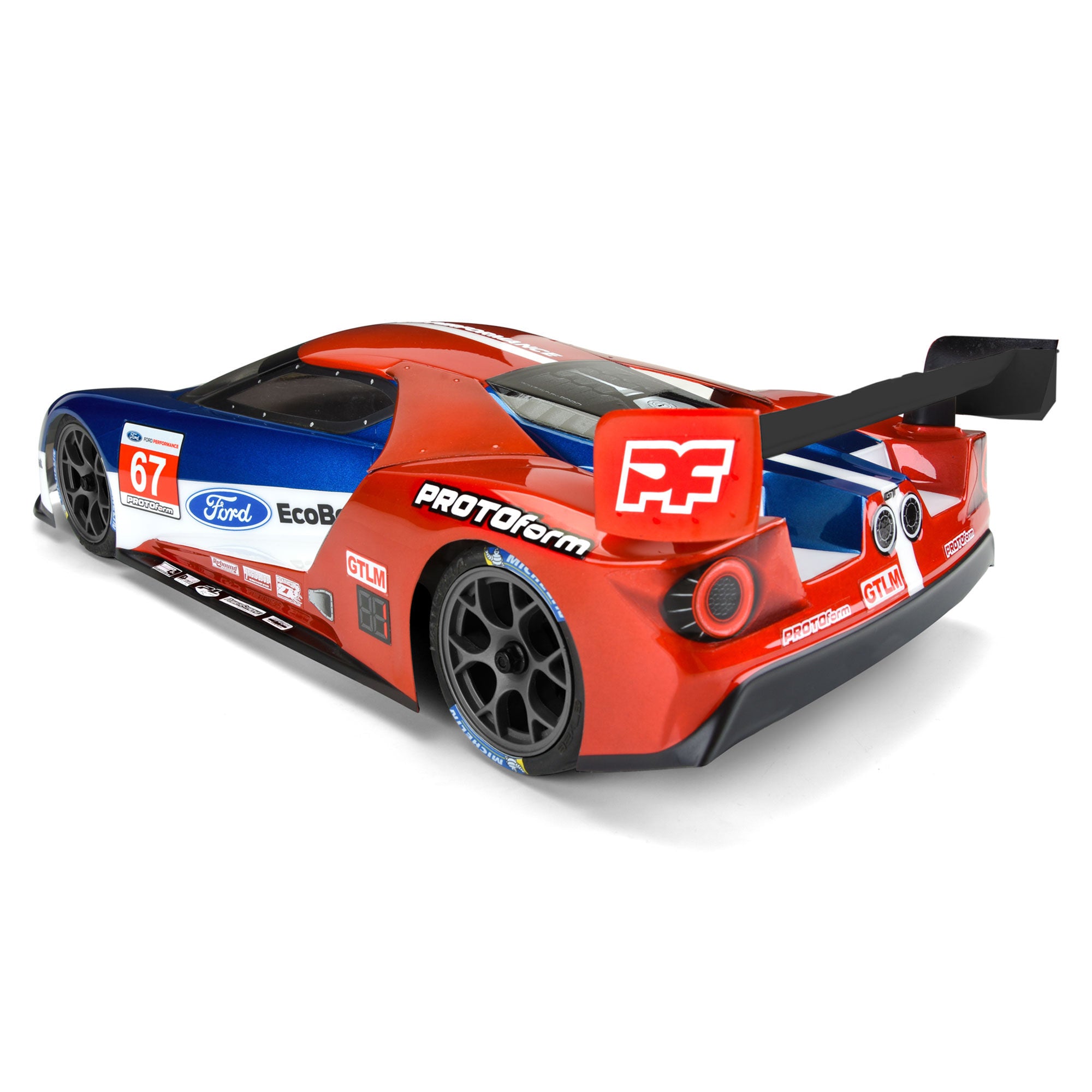 1/10 Ford GT LW Clear Body: 190mm Touring Car with LP shock