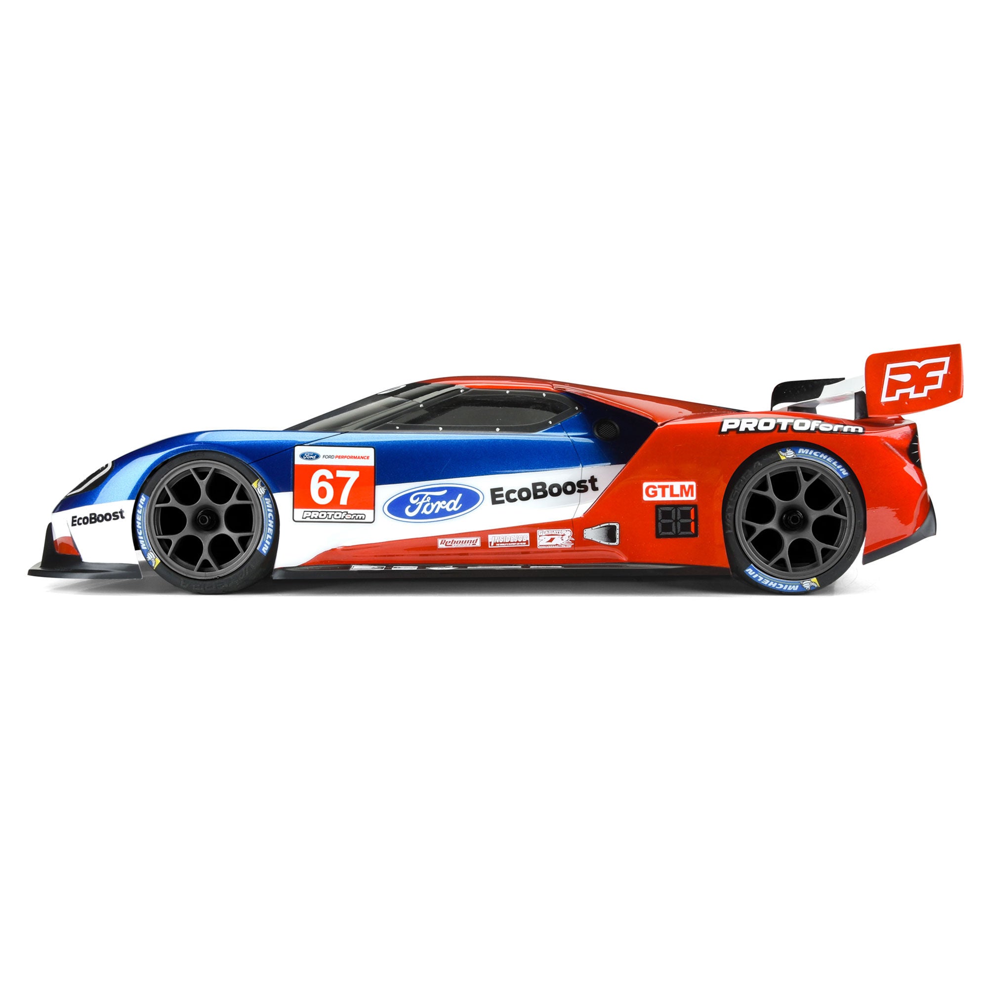 1/10 Ford GT LW Clear Body: 190mm Touring Car with LP shock
