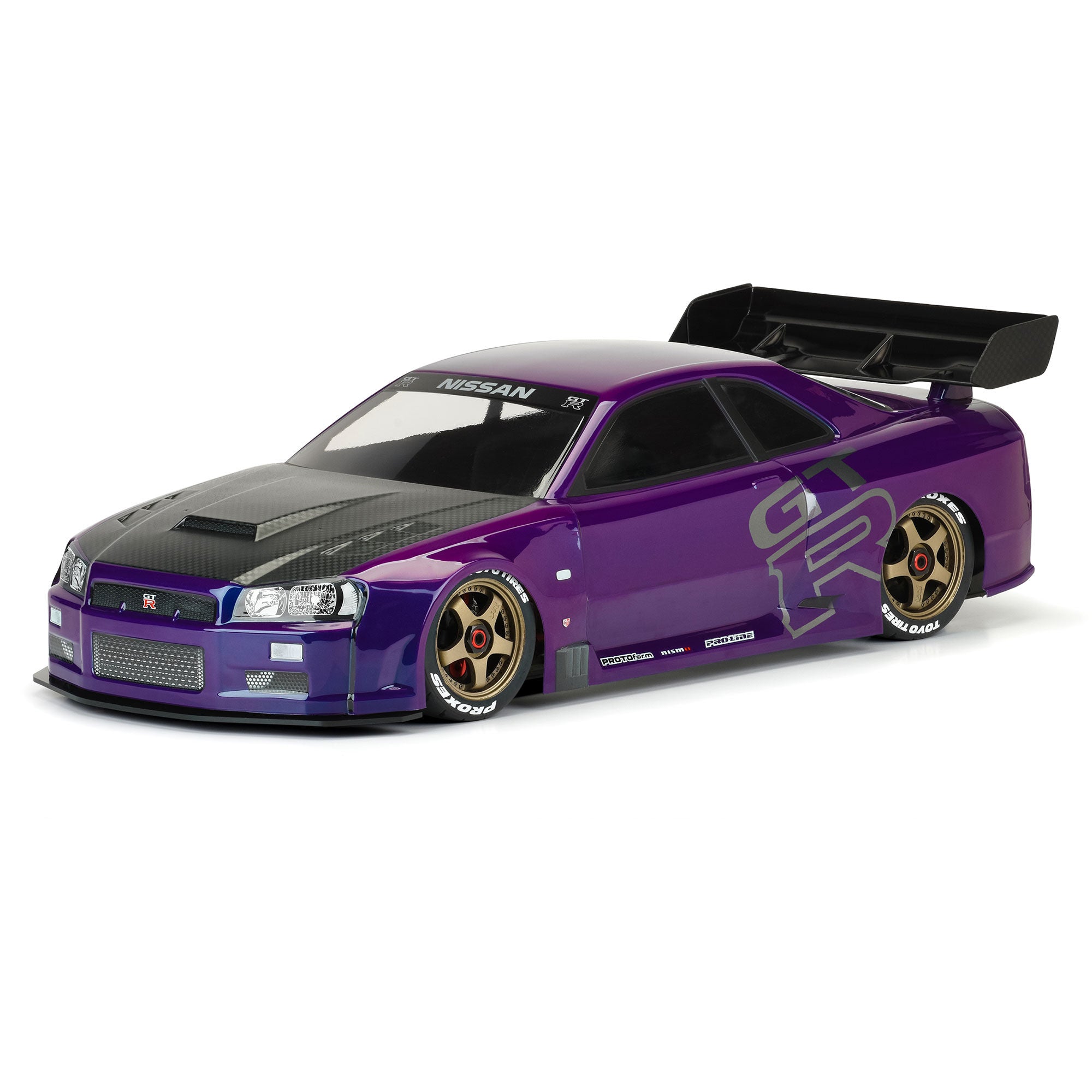 1/7 2002 Nissan Skyline GT-R R34 Clear Body: ARRMA Infractio