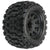 1/8 Badlands MX38 F/R 3.8" MT Tires Mounted 17mm Blk Raid (2