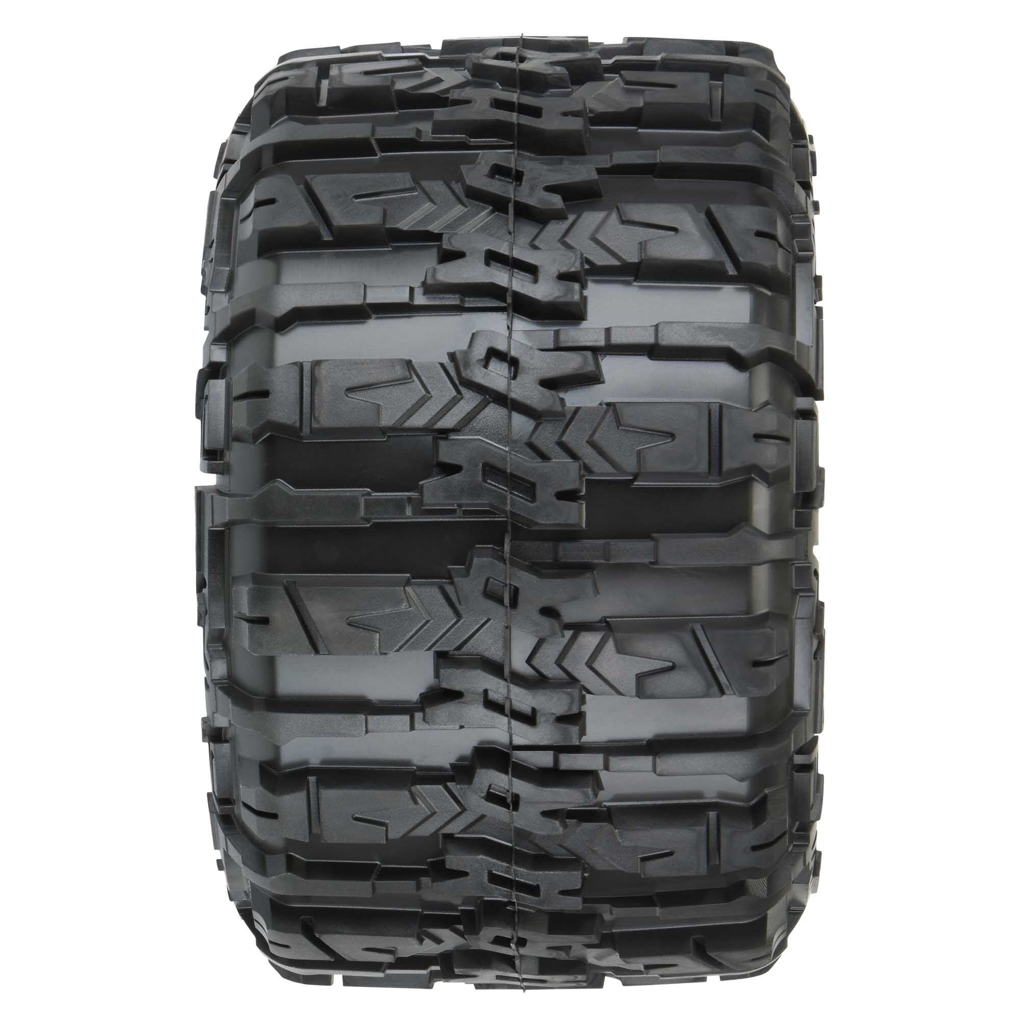 1/8 Trencher HP BELTED F/R 3.8" MT Tires Mounted 17mm Blk Ra