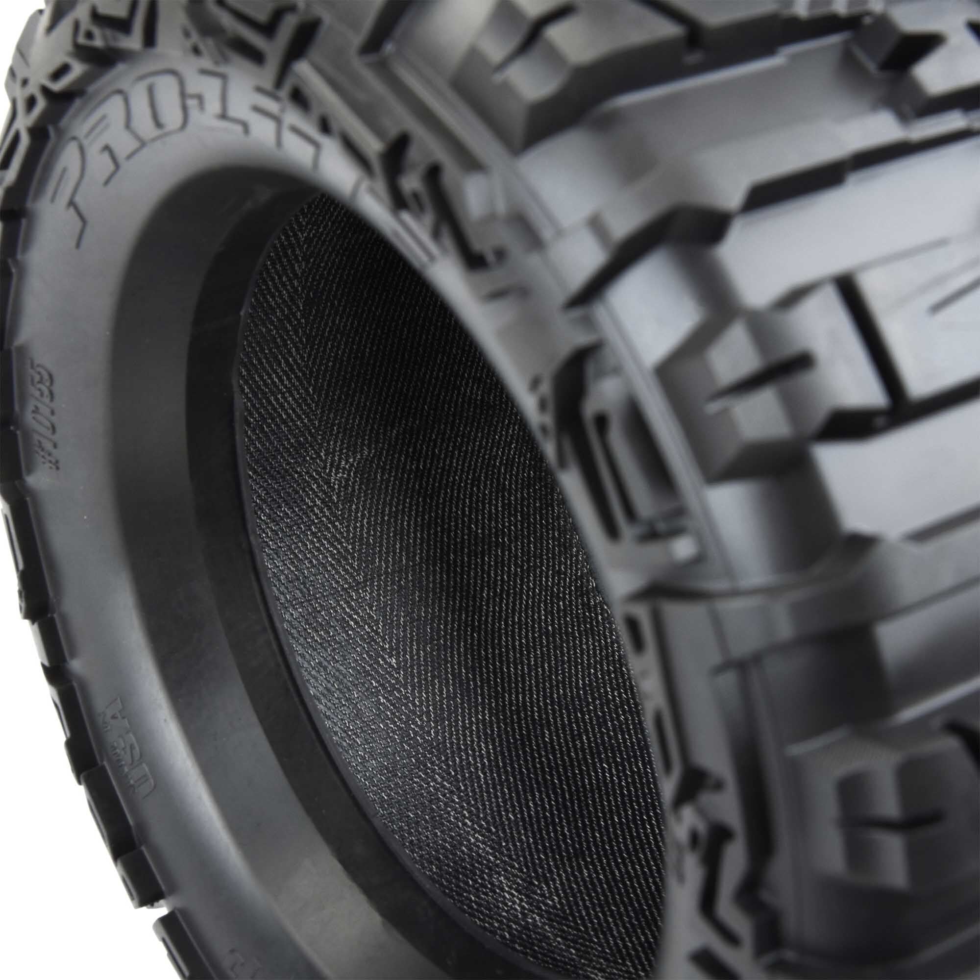 1/8 Trencher HP BELTED F/R 3.8" MT Tires Mounted 17mm Blk Ra