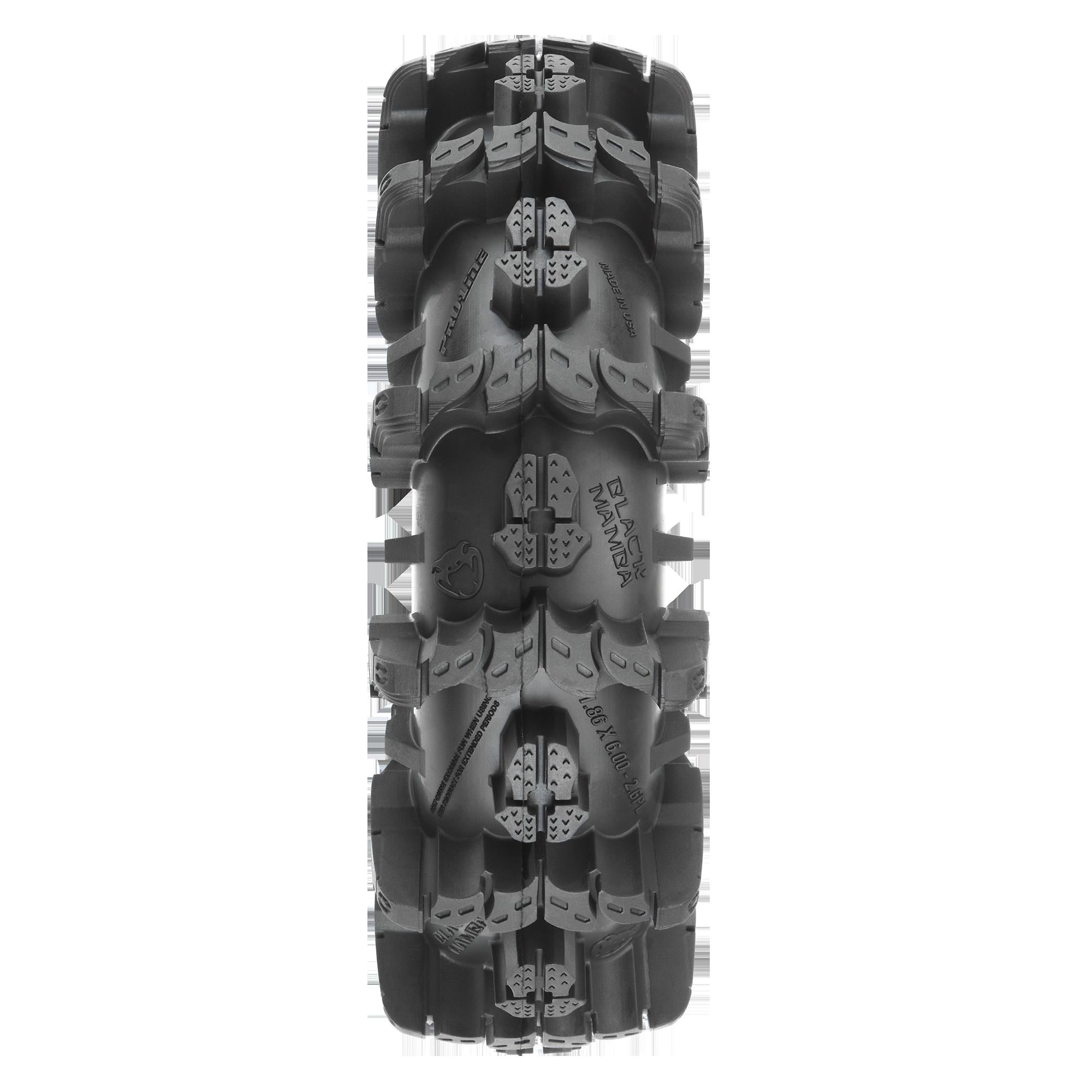 1/10 Interco Black Mamba Front/Rear 2.6" Mud Truck Tires (2)