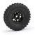 1/24 Hyrax F/R 1.0" Tires Mounted 7mm Black Impulse (SCX24)