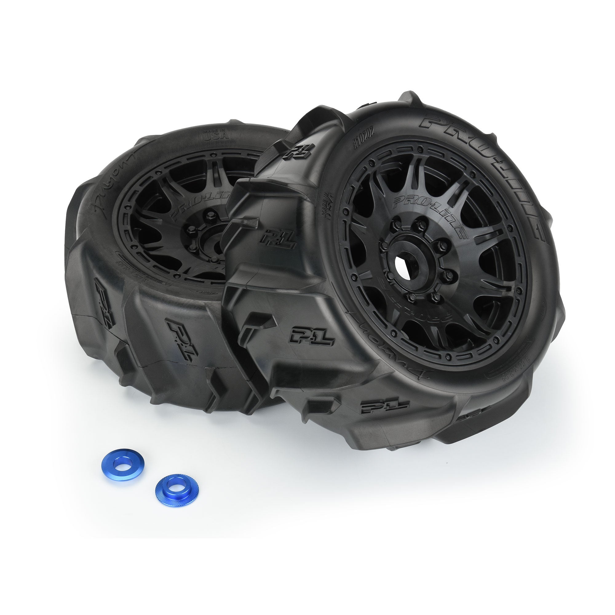1/6 Dumont Sand/Snow Tires F/R 5.7" Tires MTD 24mm Black Rai