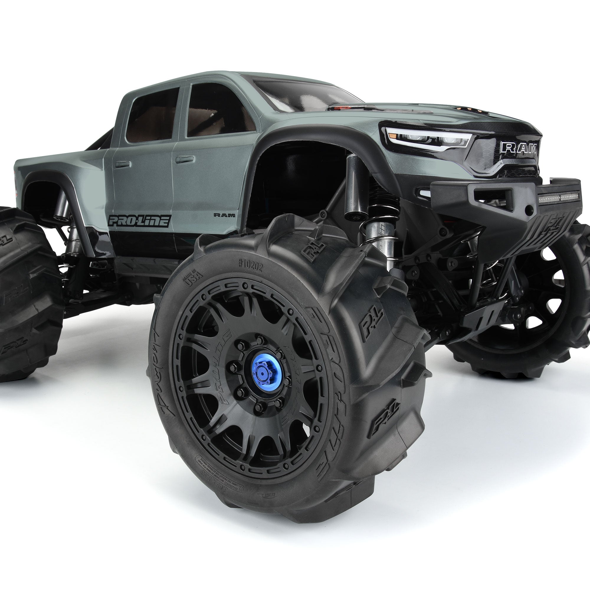 1/6 Dumont Sand/Snow Tires F/R 5.7" Tires MTD 24mm Black Rai