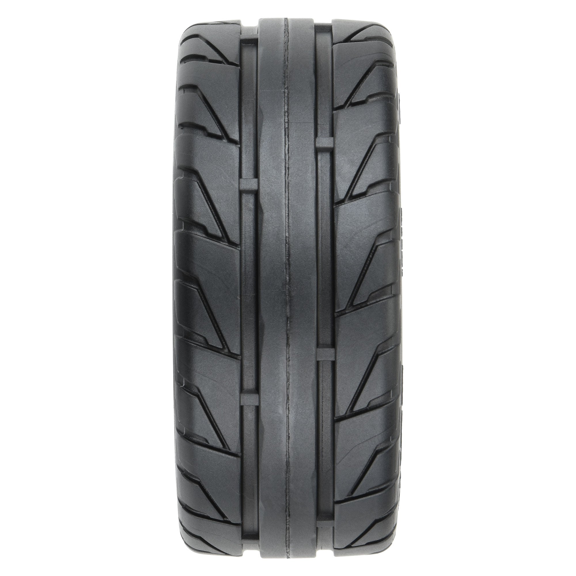 1/8 Vector S3 Front/Rear 35/85 2.4" Belted Mounted Tires, 14