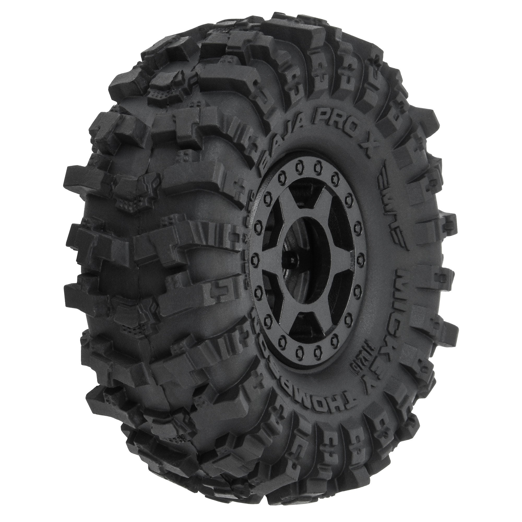 1/24 Mickey Thompson Baja Pro X F/R 1.0" MTD 7mm Black Holco