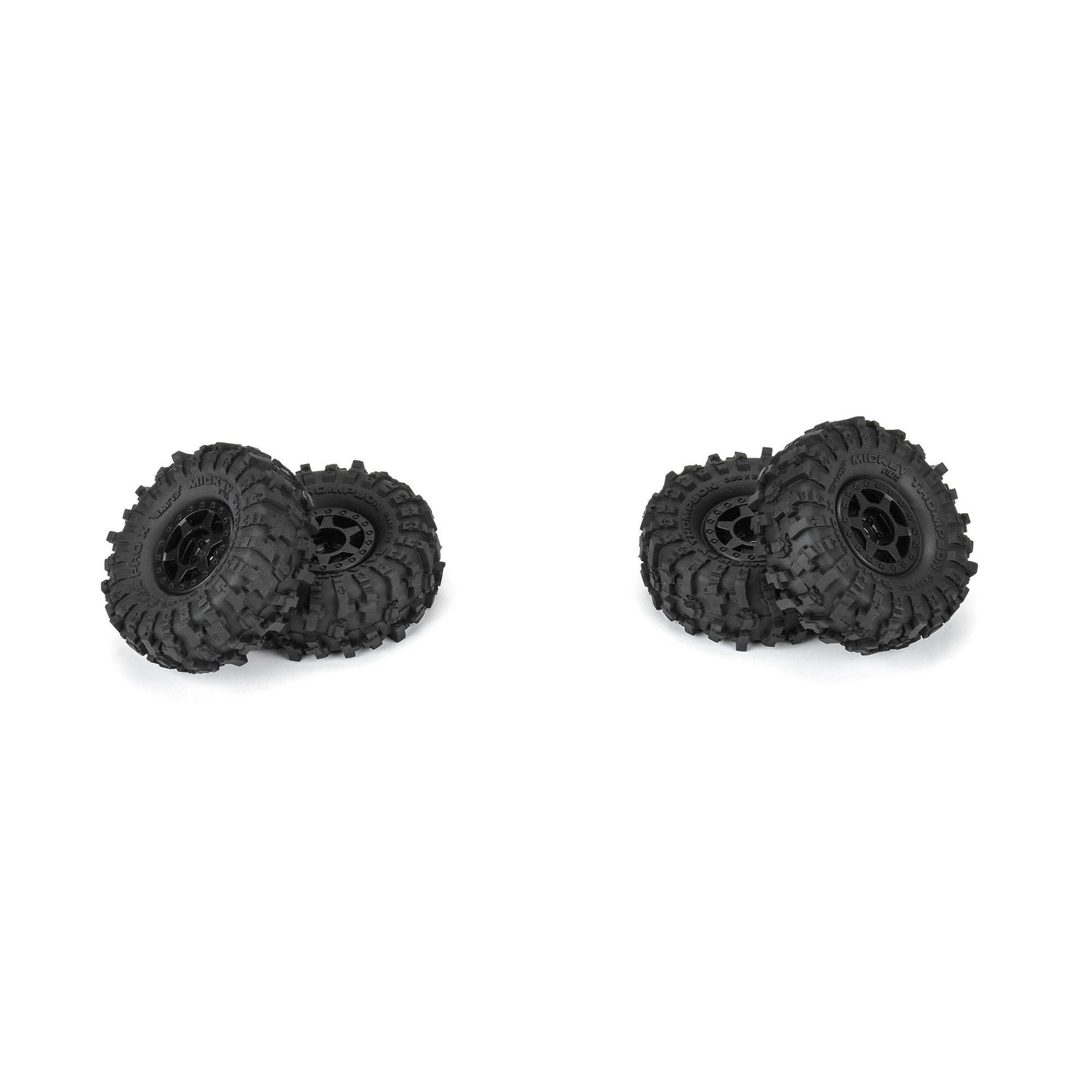 1/24 Mickey Thompson Baja Pro X F/R 1.0" MTD 7mm Black Holco