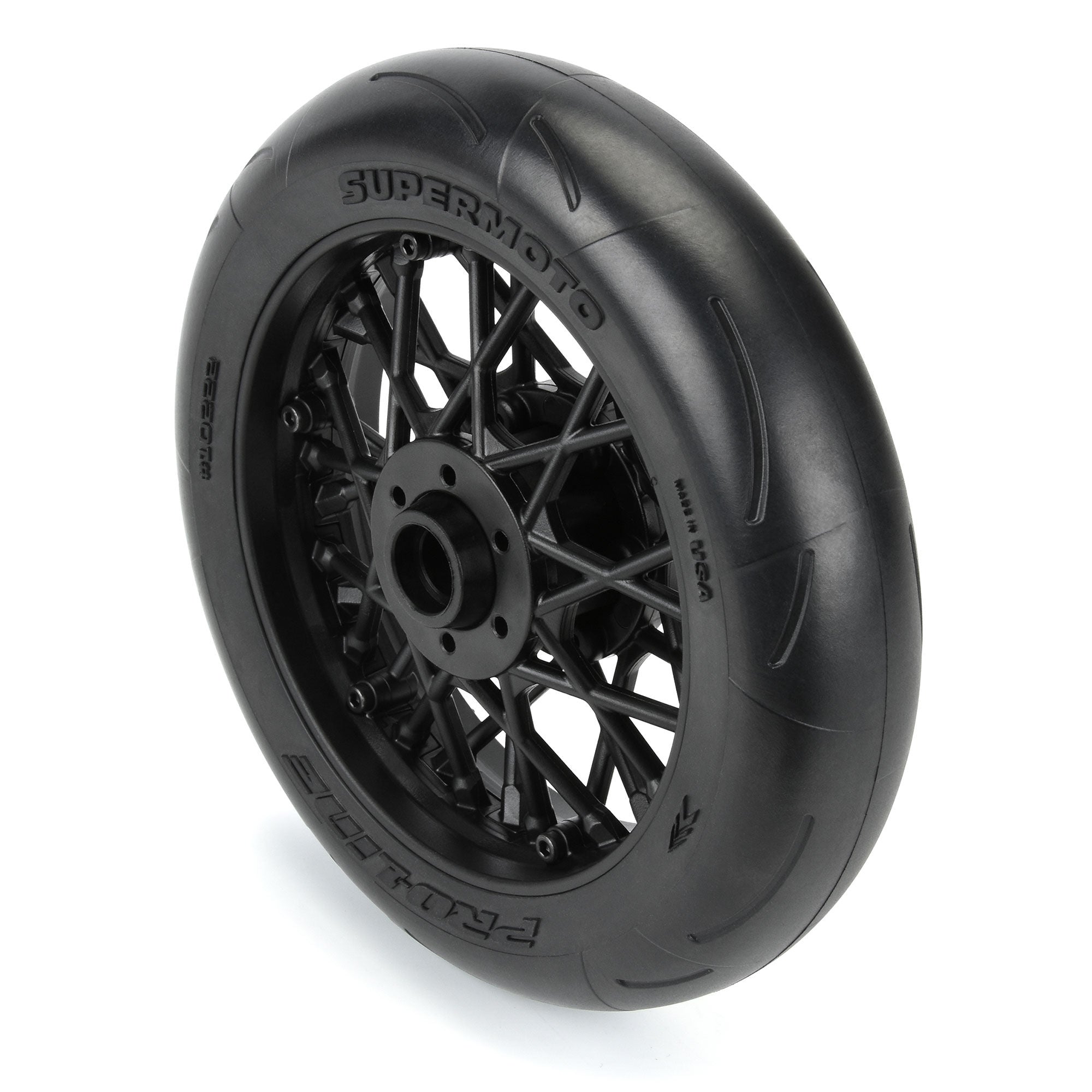 1/4 Supermoto S3 Motorcycle Front Tire MTD Black (1): PROMOT