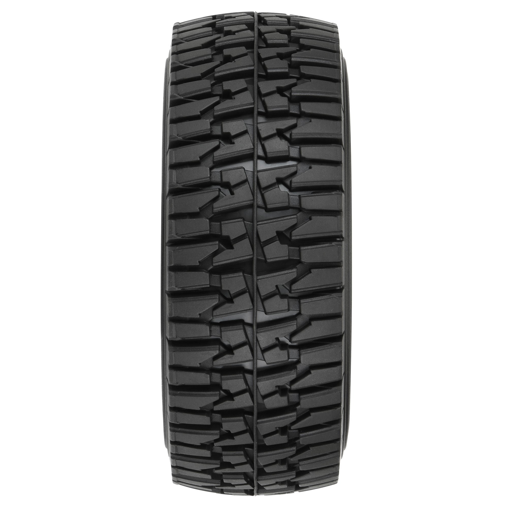 1/7 Mirage TT BELTED F/R Tires MTD 17mm Blk Raid (2): Mojave