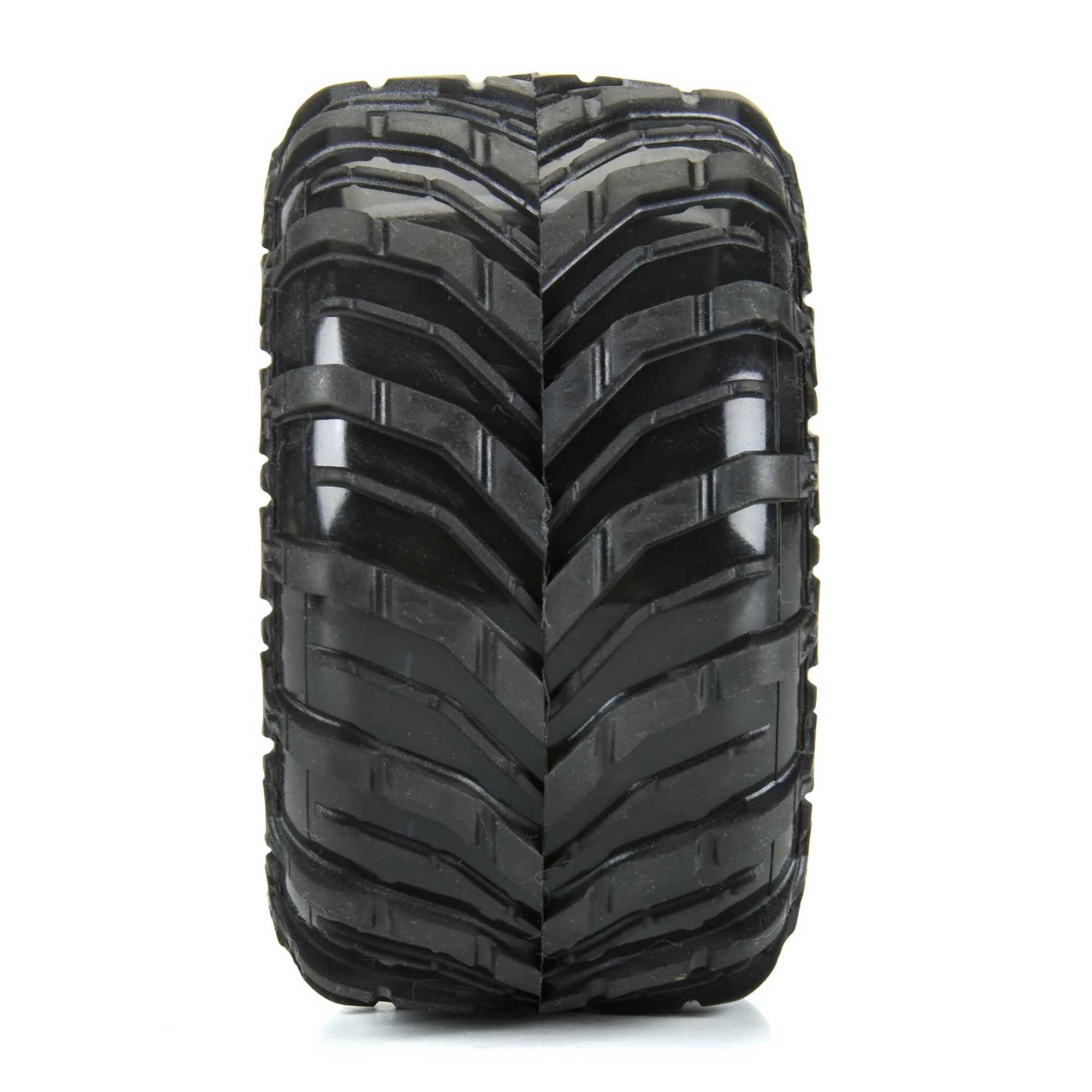 Dreadnaught Mounted Black Wheel F/R (4) for ARRMA GORGON/QUA