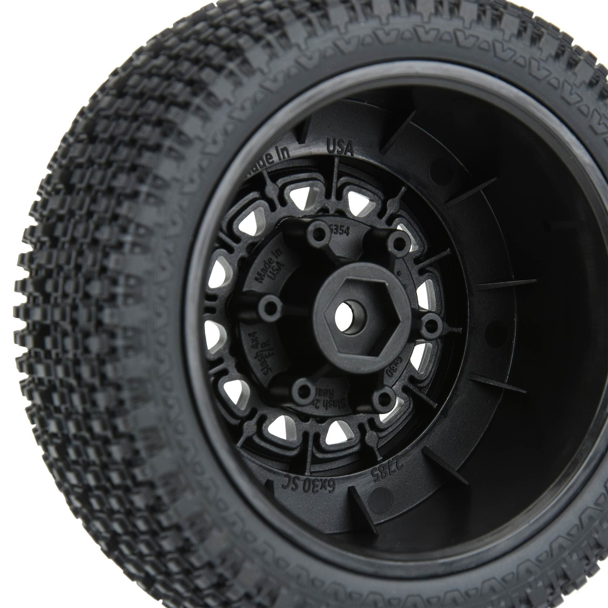 1/10 Gladiator M2 Front/Rear 2.2"/3.0" SC Mounted 12mm Blk R