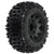 1/10 Badlands Front/Rear 2.8" MT Tires Mounted 12mm Blk Raid