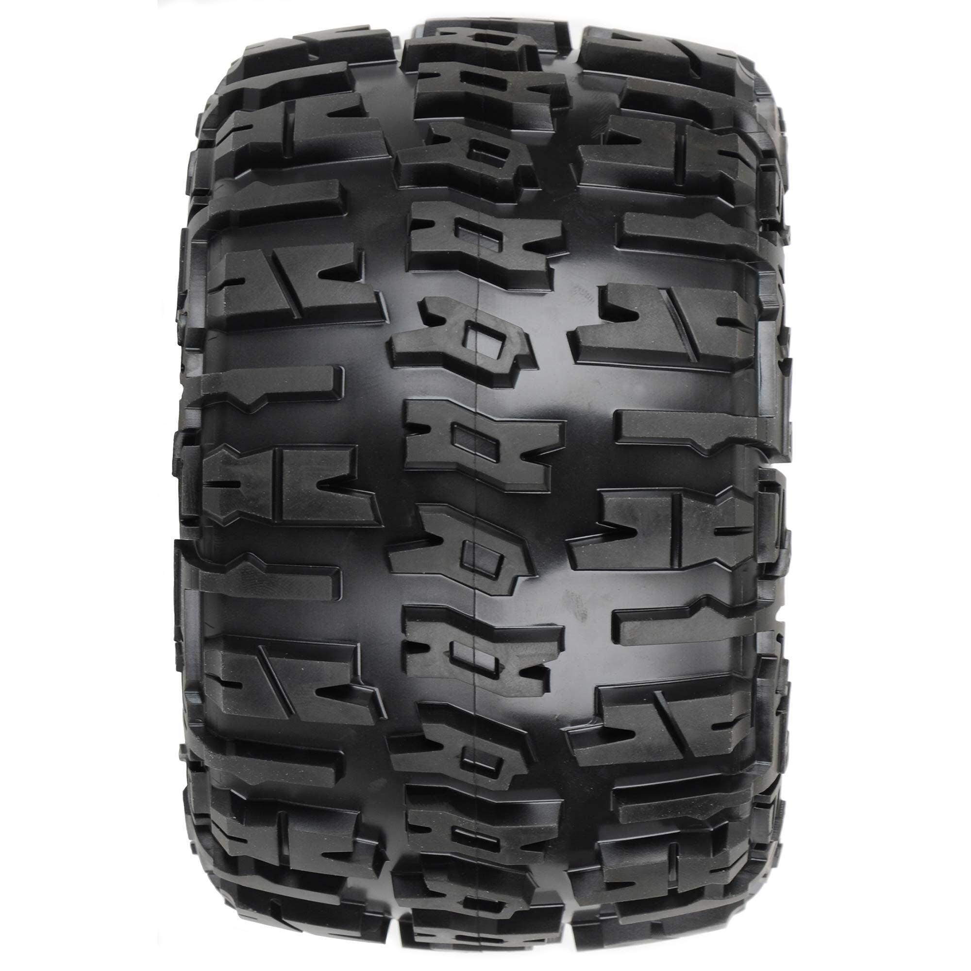 1/8 Trencher X F/R 3.8" MT Tires Mounted 17mm Blk Raid (2)