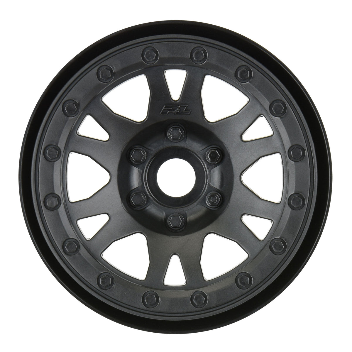 1/10 Impulse F/R 2.2&quot; 12mm Crawler Wheels (2) Black