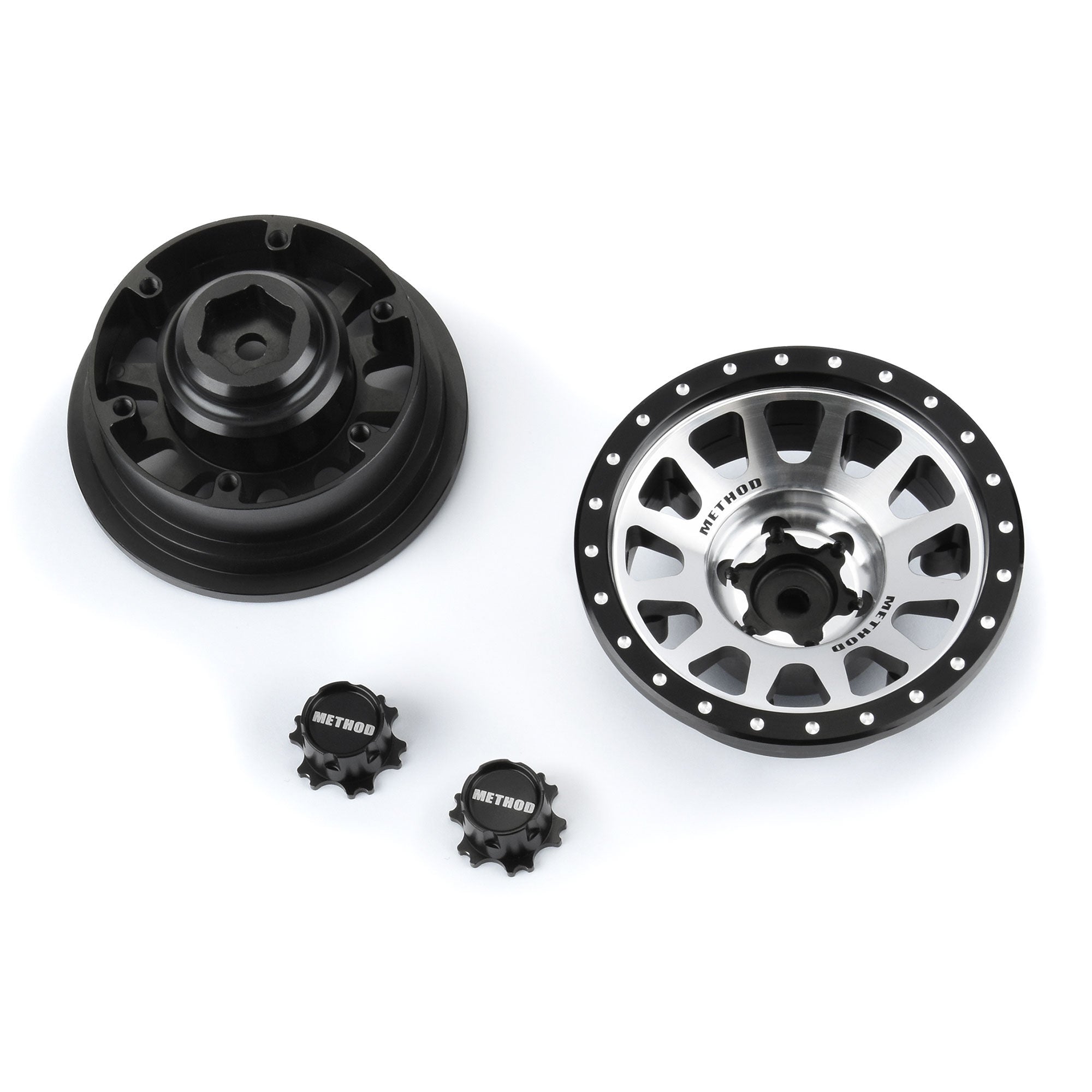 1/6 Method 305 Alum F/R 2.9" +2 Offset SCX6 Wheel Faces (2)