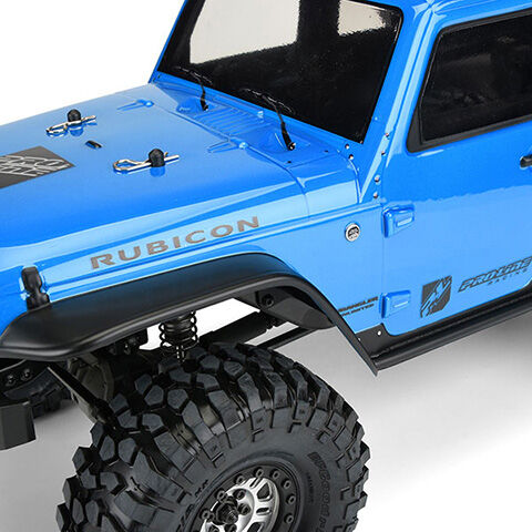 1/10 Jeep Wrangler Unlimited Rubicon Clr Body 12.8" WB TRX-4