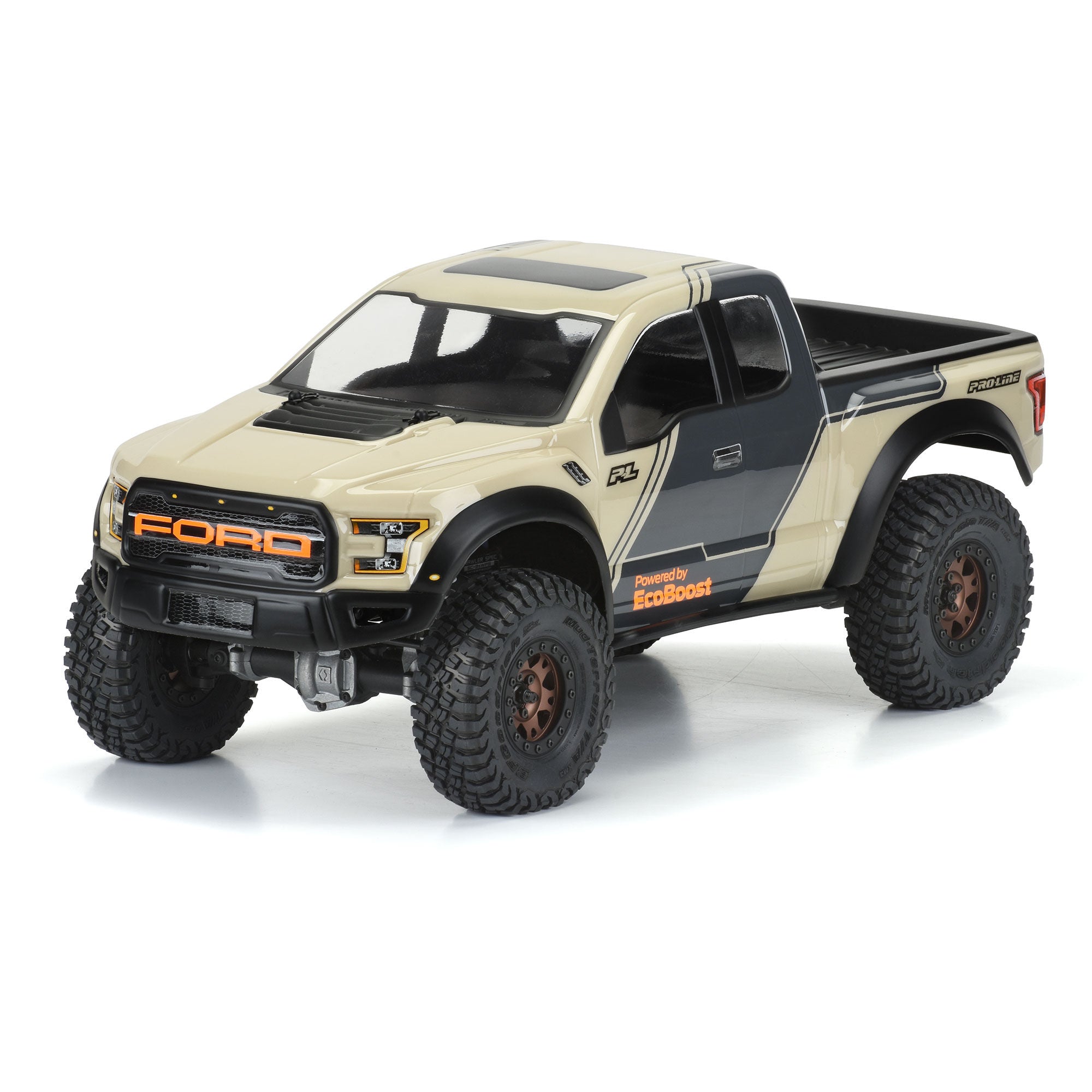 1/10 2017 Ford F-150 Raptor Clear Body 12.3" (313mm) WB Crwl