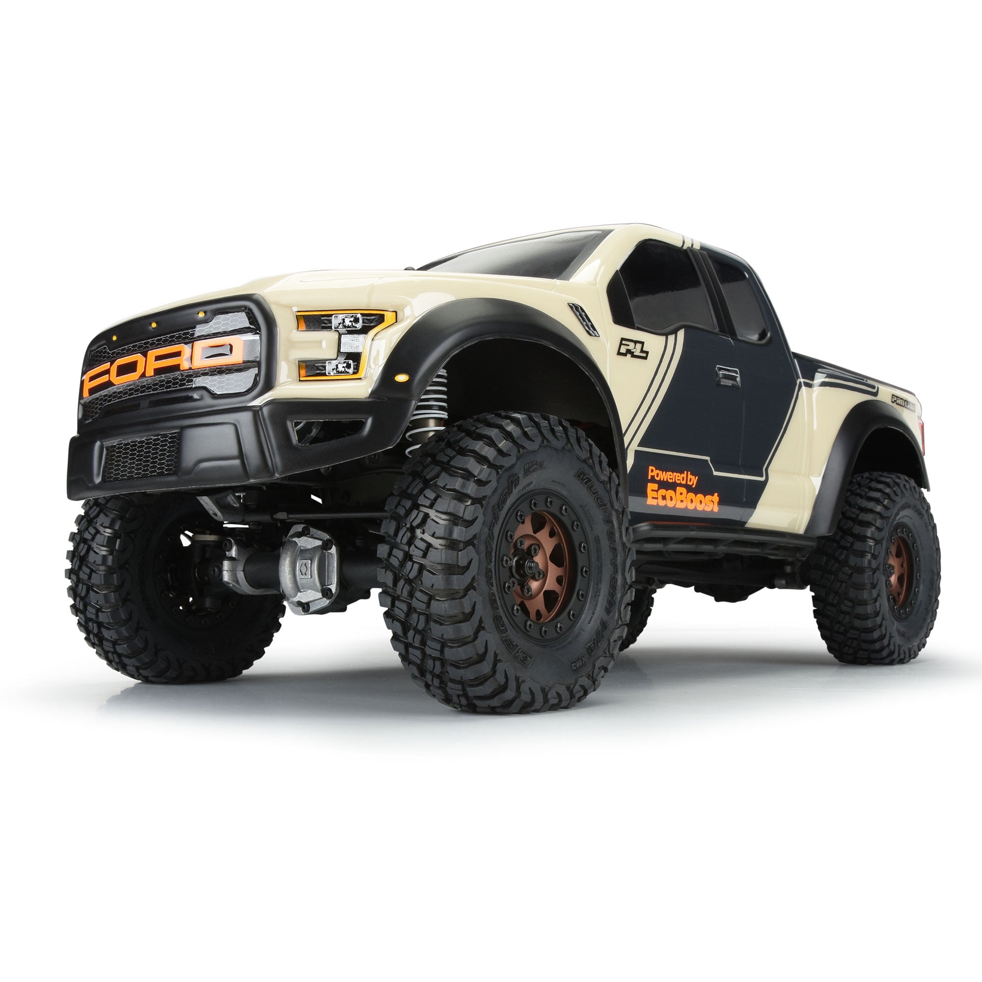 1/10 2017 Ford F-150 Raptor Clear Body 12.3" (313mm) WB Crwl