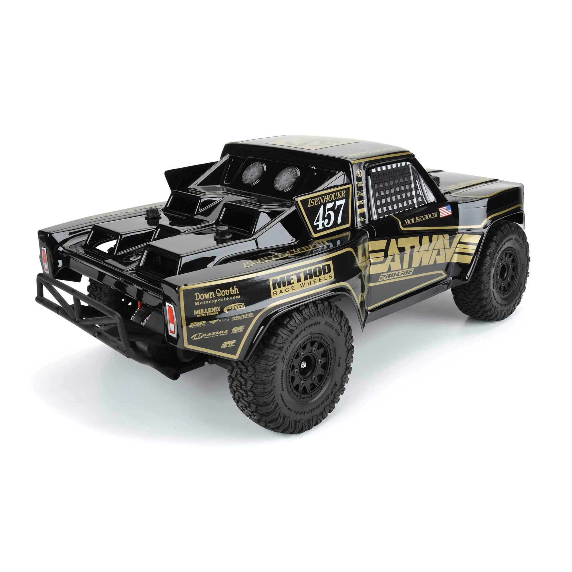 1/10 Pre-Cut 1967 Ford F-100 Heatwave Black Body: Short Cour