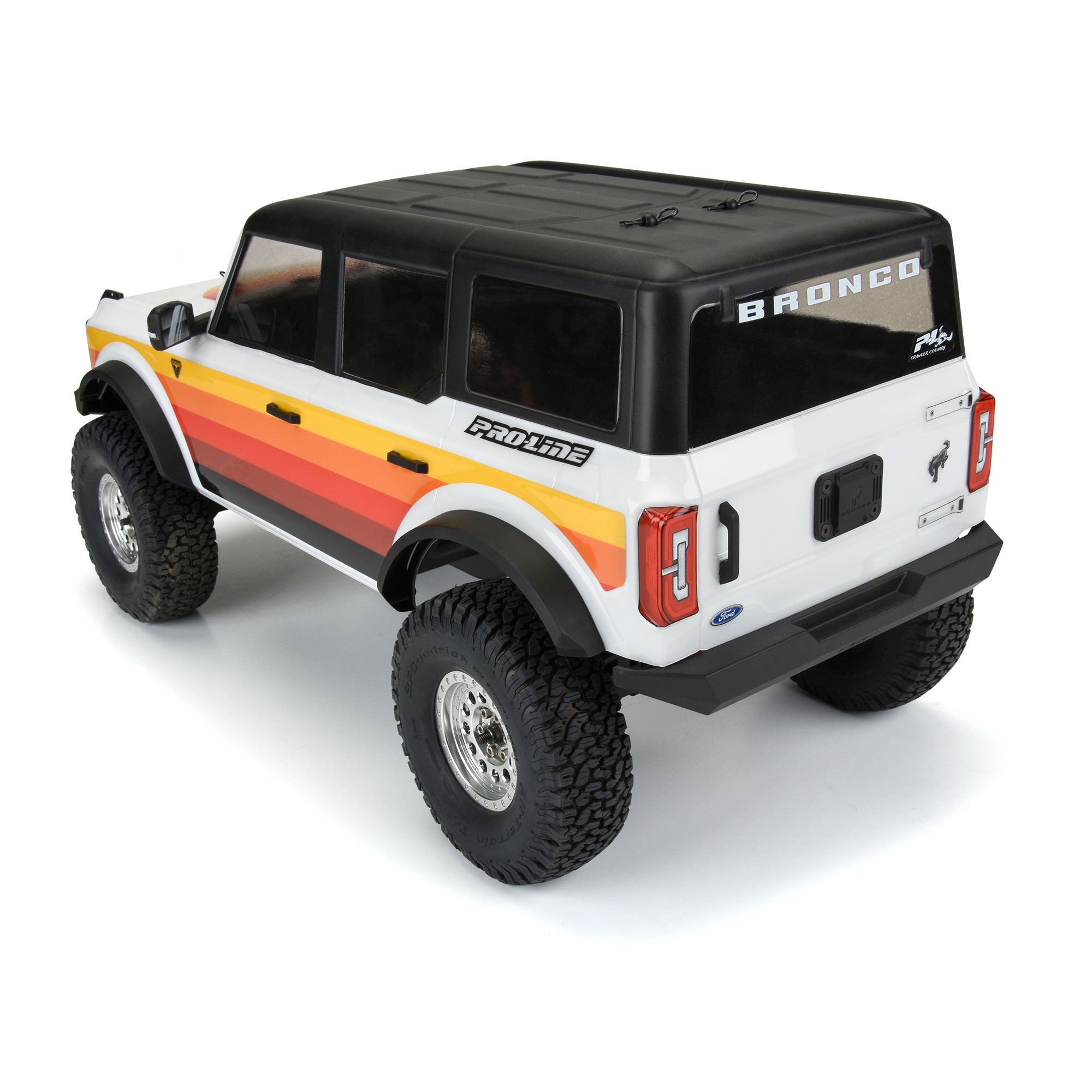 1/10 2021 Ford Bronco Clear Body Set 12.3" Wheelbase: Crawle