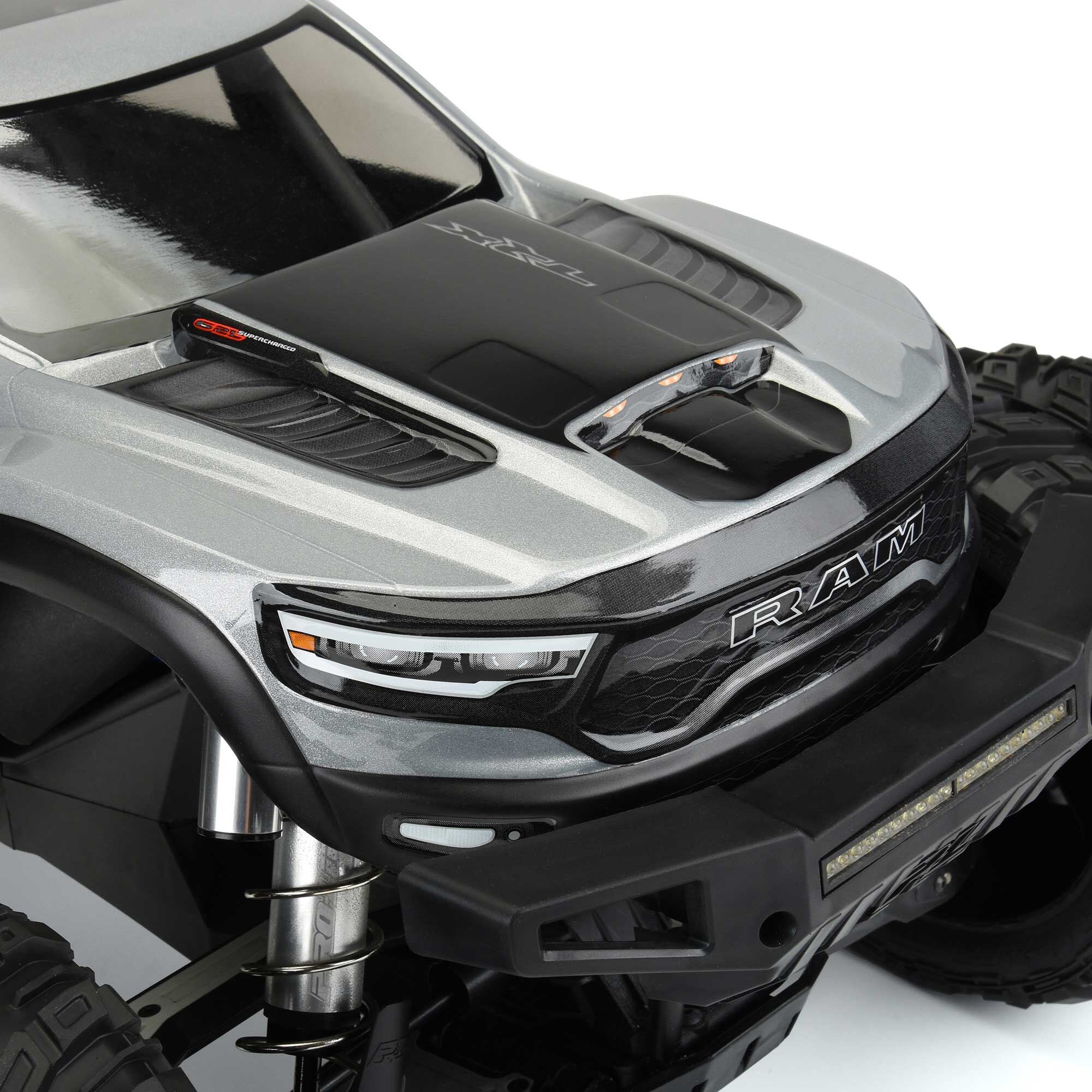 1/5 Pre-Cut 2021 Ram 1500 Clear Body: X-MAXX