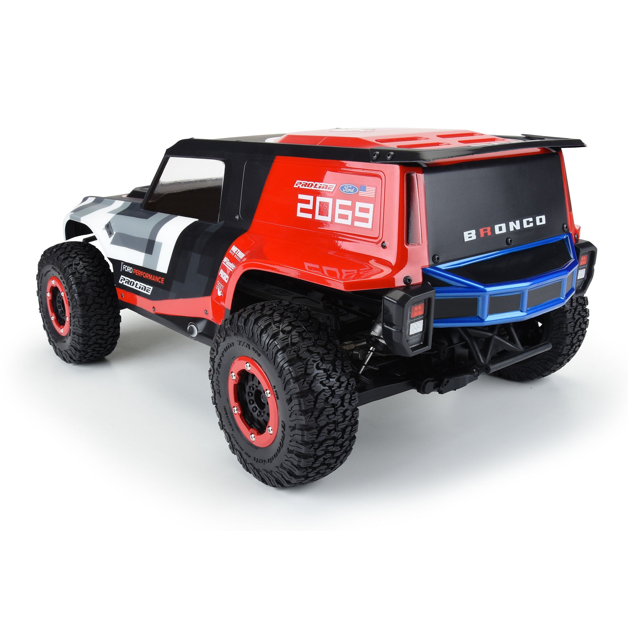 1/10 Ford Bronco R Clear Body: Short Course