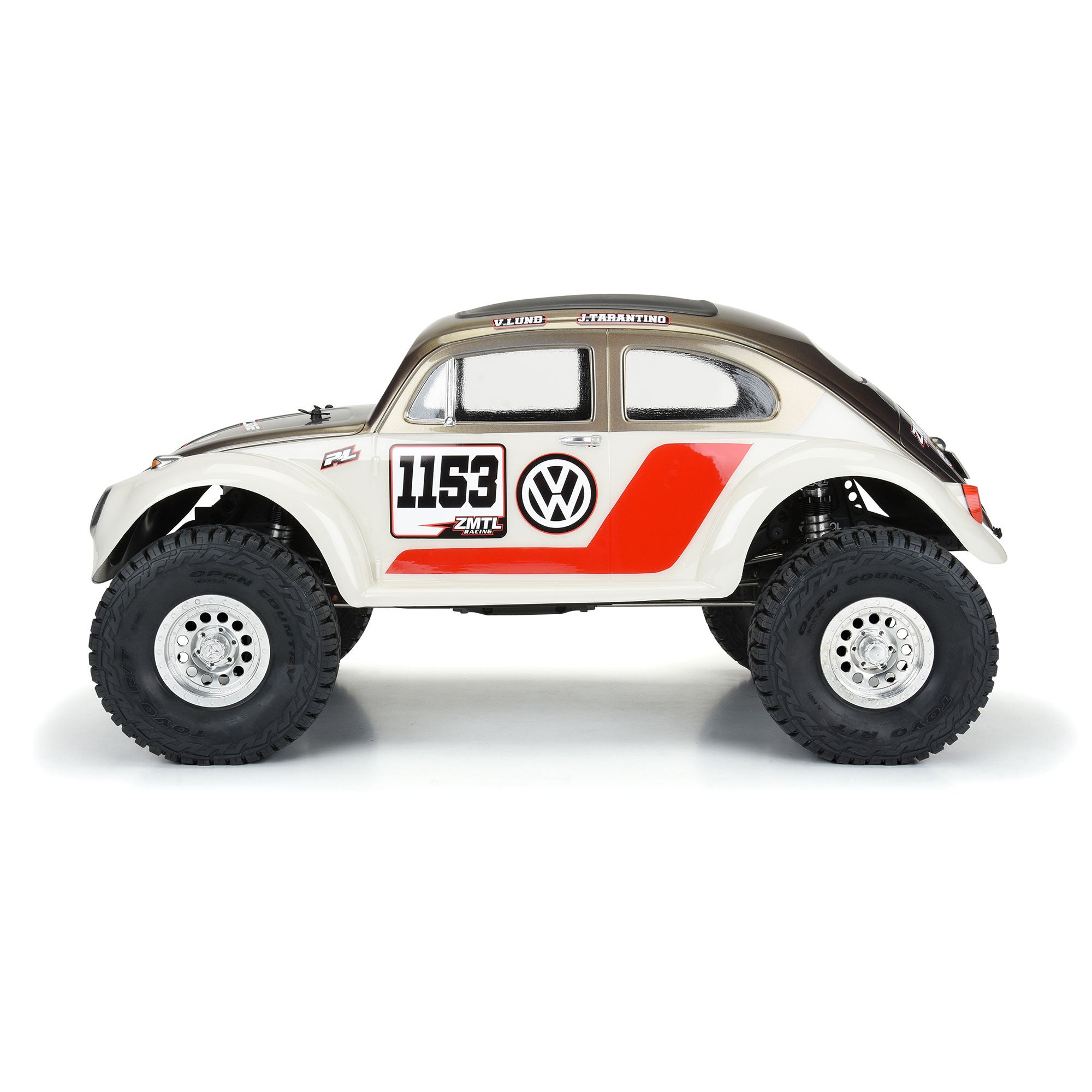 1/10 Volkswagen Beetle Clear Body 12.3" (313mm) Wheelbase Cr