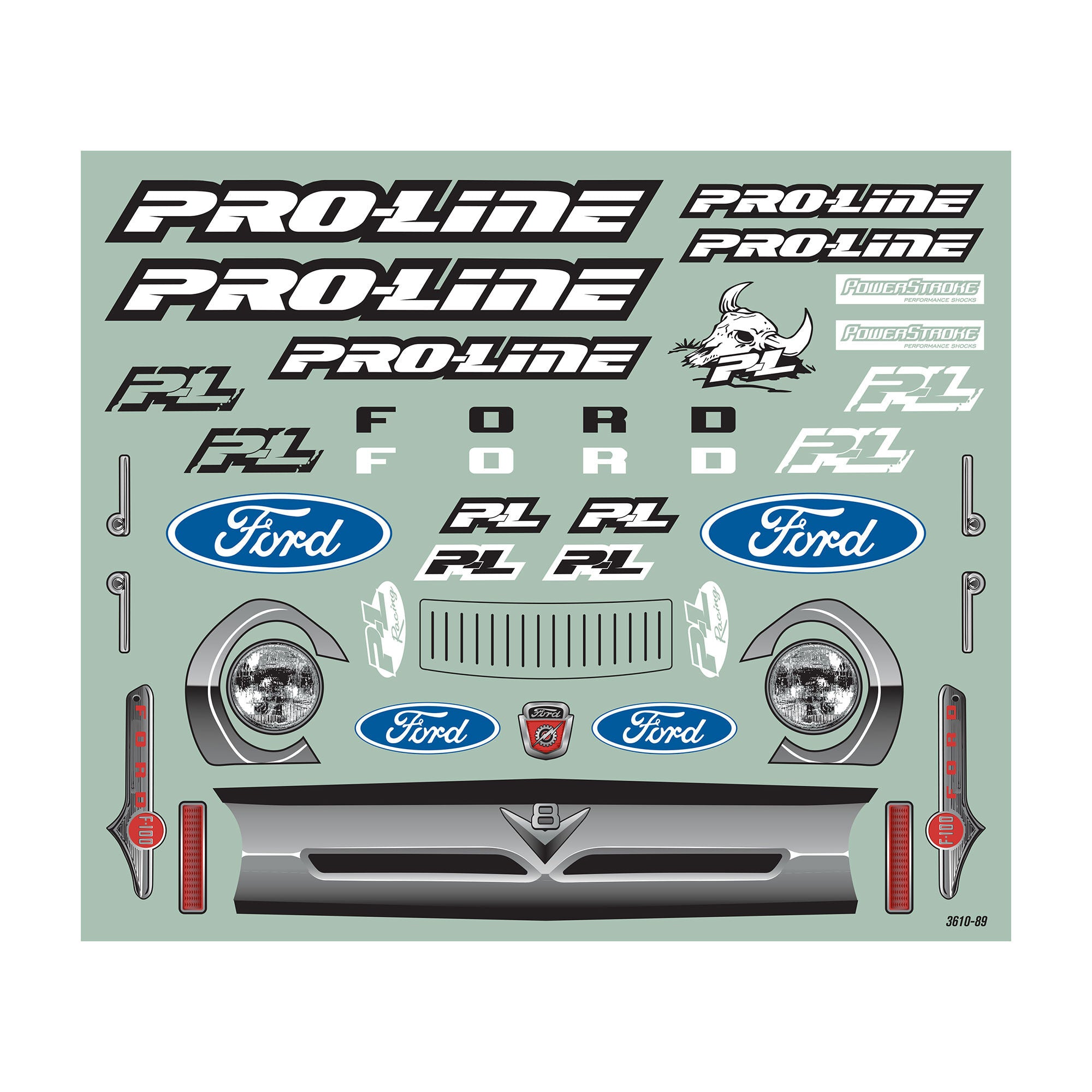 1/6 Pre-Cut 1956 Ford F-100 Clear Body for X-MAXX